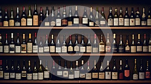 display wine shelf