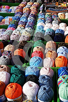 Display of Yarn and Wool