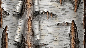 Displaying the contrast between the smooth white and the rough brown