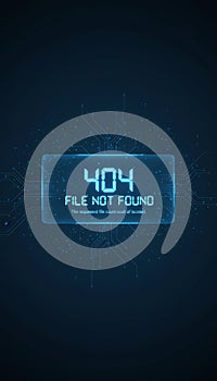 Displaying 404 file not found error message