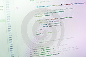 Displaying program code on computer