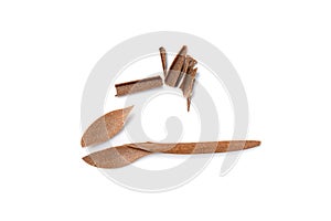 Disposable Brown Spoons, Wood Fiber Biodegradable Cutlery, Eco Fibres Utensils photo