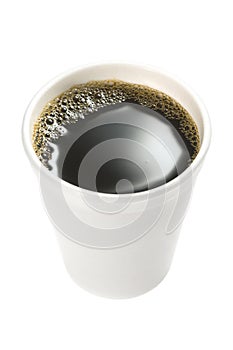 Disposable coffee cup.