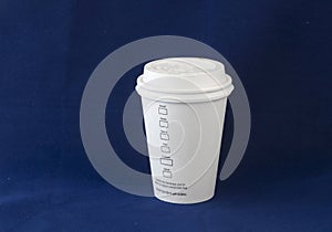 Disposable coffee cup photo