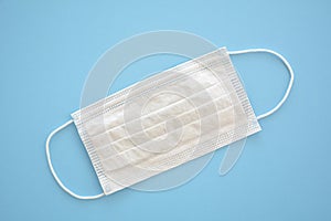 Disposable paper face mask