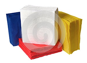 Disposable paper napkins