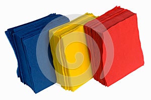 Disposable paper napkins