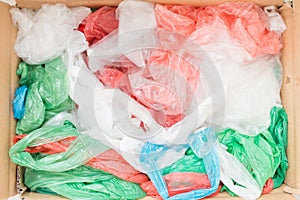 Disposable plastic bags