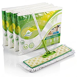 Disposable Wet Mop Pad Pack with Fresh Scent
