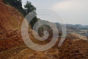 Disposal process in open pit mining