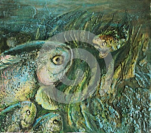 Dispute Bream with a bristle Brush