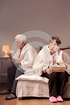 Dispute between senior couple