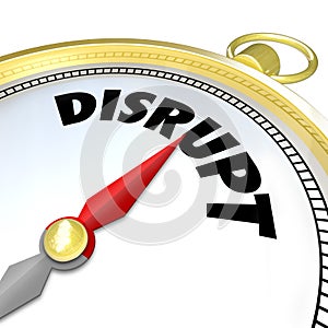 Disrupt Compass Points to Paradigm Shift New Business Model photo