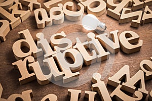 Disruptive Wood Alphabets