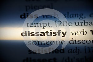 Dissatisfy