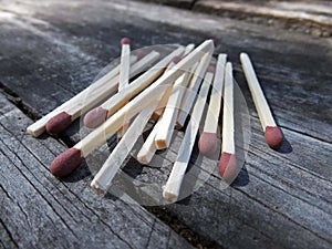 Dissipated matches photo