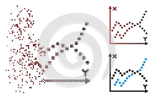 Dissipated Pixel Halftone Functions Plot Icon