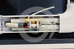 Dissipator condensate evaporator sectional view