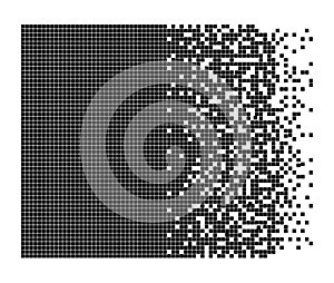 Dissolved filled square