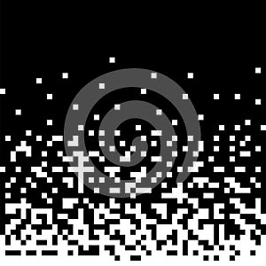 Dissolved filled square dotted. Pattern Vector illustration