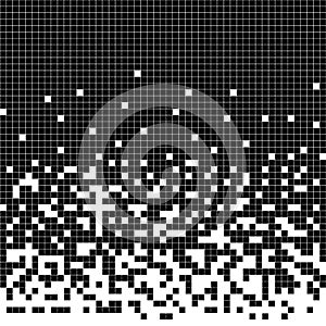 Dissolved filled square dotted. Pattern Vector illustration