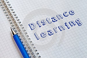 Distance learning