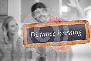 Distance learning against colleagues envisioning an idea together