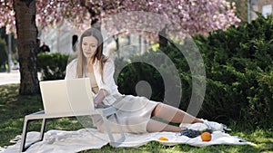 Distance Learning, Outdoor Office, Blossom Break