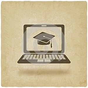 Distance online learning symbol