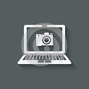 Distance online learning symbol