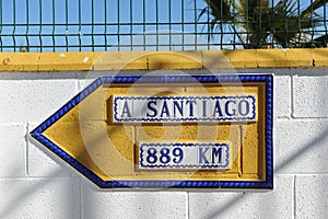 Distance to Santiago de Compostela, The Way to Santiago, Camino de Santiago