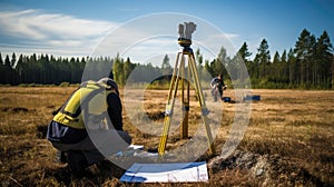 distances survey equipment photo