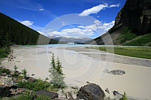 Distant Chateau Lake Louise