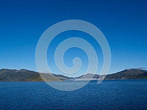 Distant Hills of Marlborough Sounds.