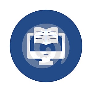 Distant learning Vector icon which can easily modify or edit