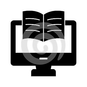 Distant learning Vector icon which can easily modify or edit