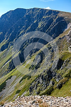 Distant mountain cores in slovakia Tatra mountain trails