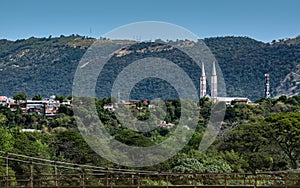 Distant view of the Tocaima church