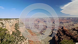 Distant view of the Grand Canyon