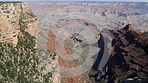 Distant view of the Grand Canyon