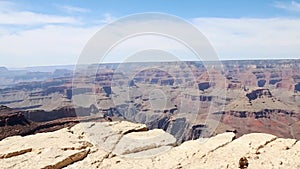 Distant view of the Grand Canyon