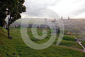 Distant view of Kamenets-Podolsky fortress