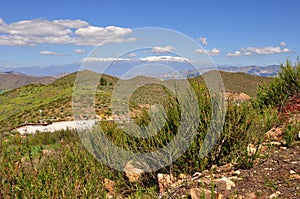 Distant view of San Gorgonio
