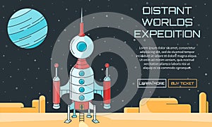 Distant worlds exploration background