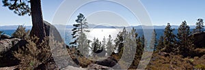 Distant Yacht on Lake Tahoe