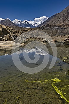 Disteghil Sar 7,885 m or Distaghil Sar is the highest mountain in the Shimshal Valley, part of the Karakoram mountain range