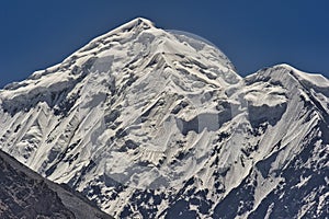 Disteghil Sar 7,885 m or Distaghil Sar is the highest mountain in the Shimshal Valley, part of the Karakoram mountain rangeDistegh