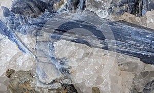 distene mineral texture