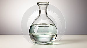 Distilled White Vinegar on white background