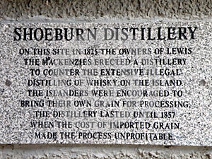 Distillery, Stornoway, Isle of Lewis photo